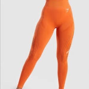 Gymshark flawless knit burnt orange